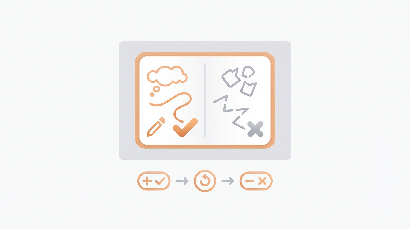 保育日誌の書き方 を表す抽象ビジュアル