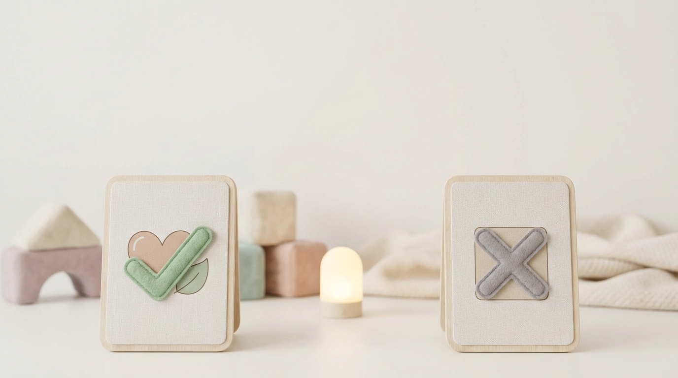 保育士が働きやすい園の見分け方 を表す抽象ビジュアル