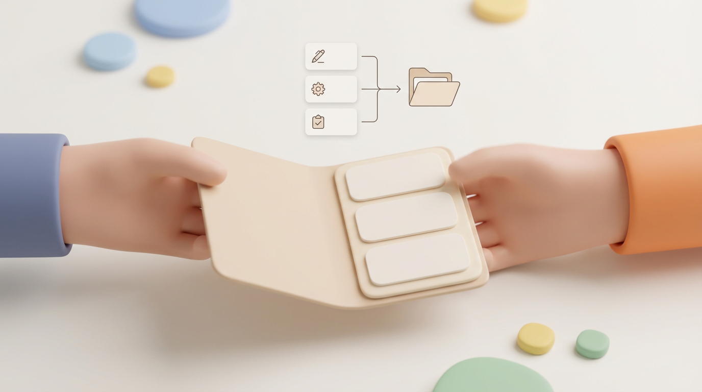 保育所児童保育要録の書き方 を表す抽象ビジュアル