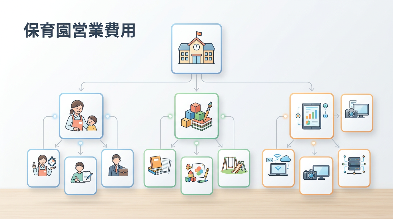 保育園運営費の見方 を表す挿入図