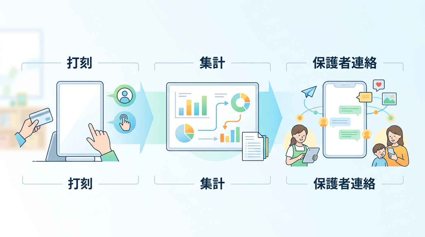 登降園管理アプリの選び方 を表す挿入図